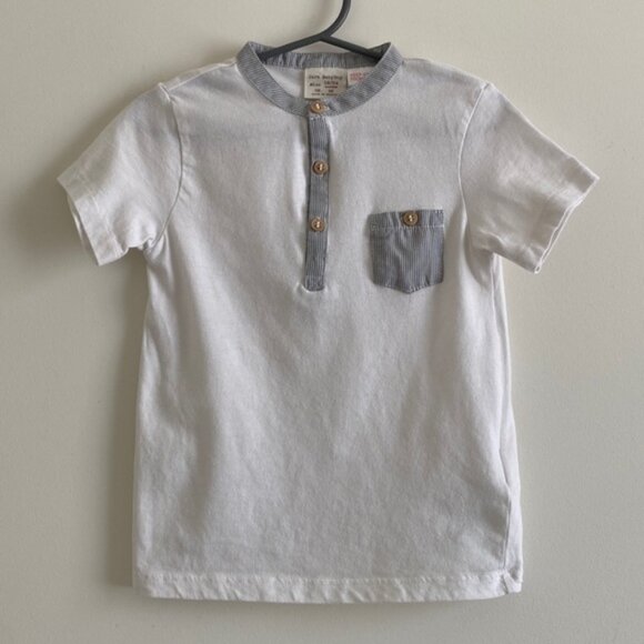 Boys Collarless Tee